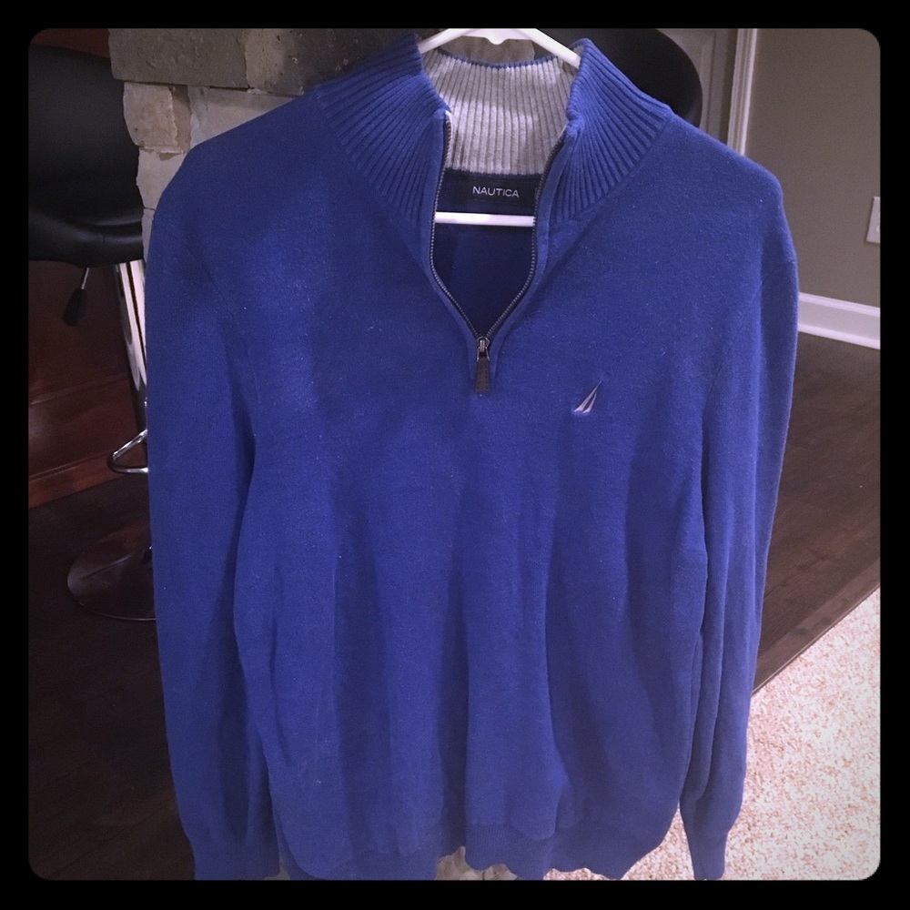 Men’s Nautica Half Zip Sweater - Size: Medium